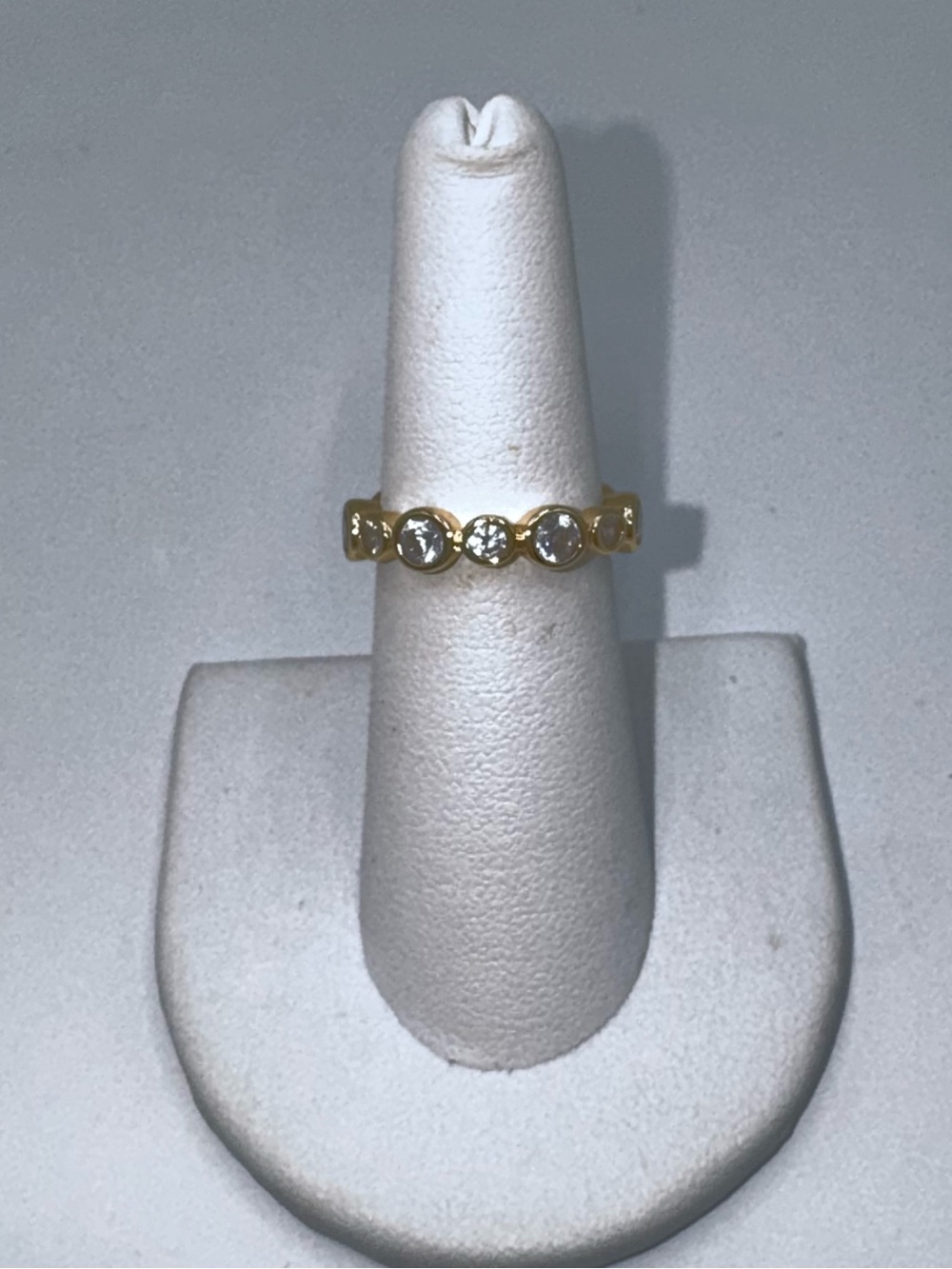 14k 1.12ct Bezel Set Band - Picture 10 of 12